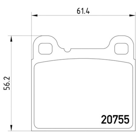 Pagid Brakes Disc Brake Pad, 355008801 355008801